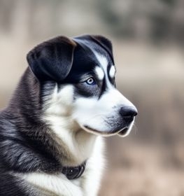 Labrador husky kutya profilkép